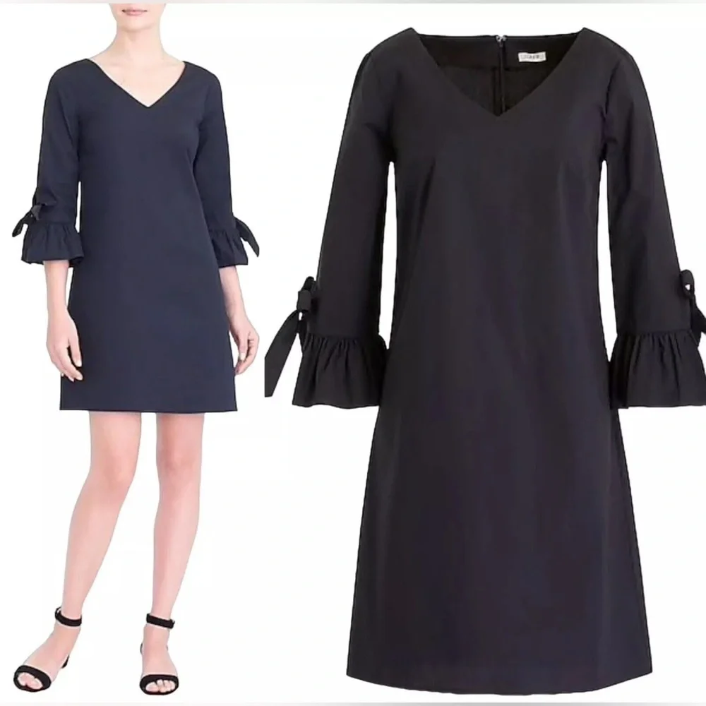 J. Crew Ruffle Sleeve Dress